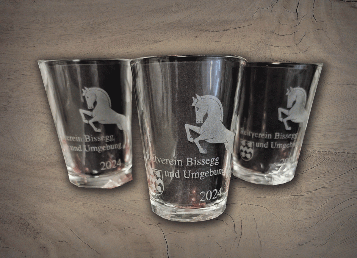 Lasergravur auf Glas